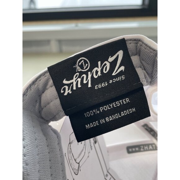 Zephyr Kansas Jayhawks Rope Baseball Cap One Size Snapback Perforated White NEW - Picture 6 of 7